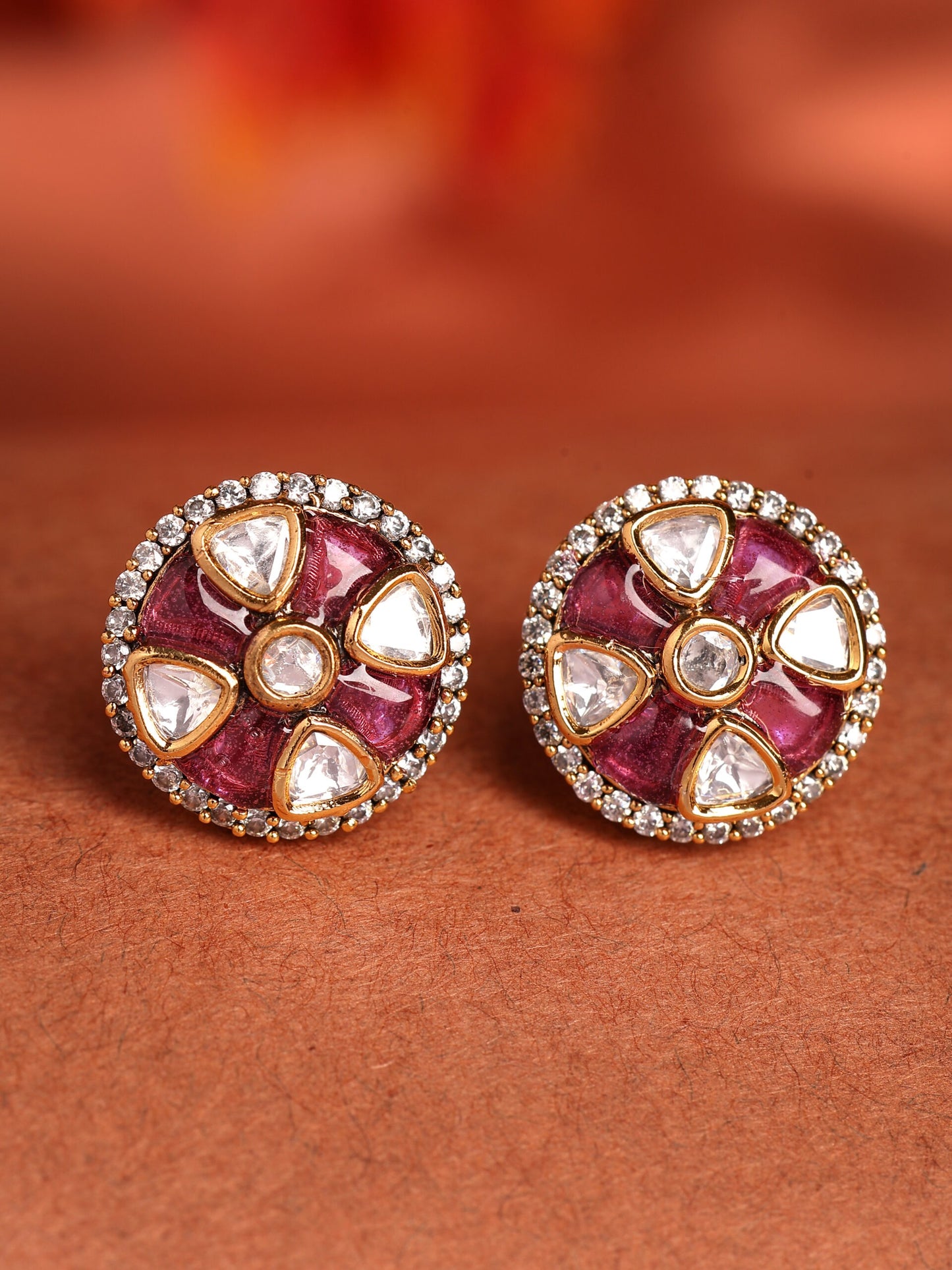 Sparkling Moissanite Zircon Studs