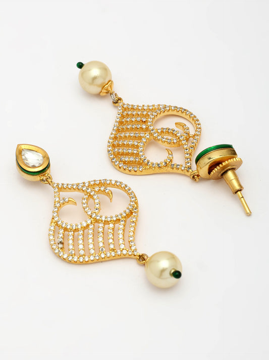 Kundan Elegance With MOP & Zircon