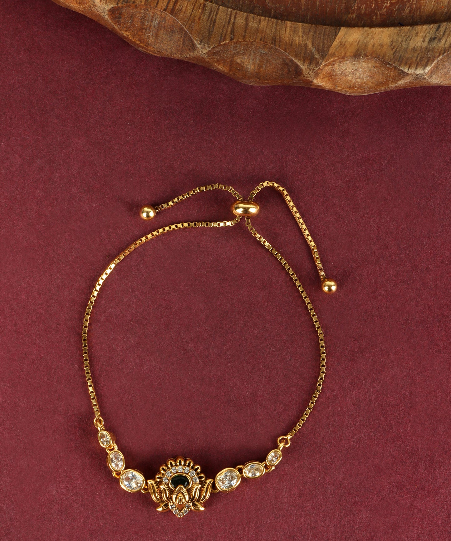 Vintage Emerald Ruby Classic Bracelet