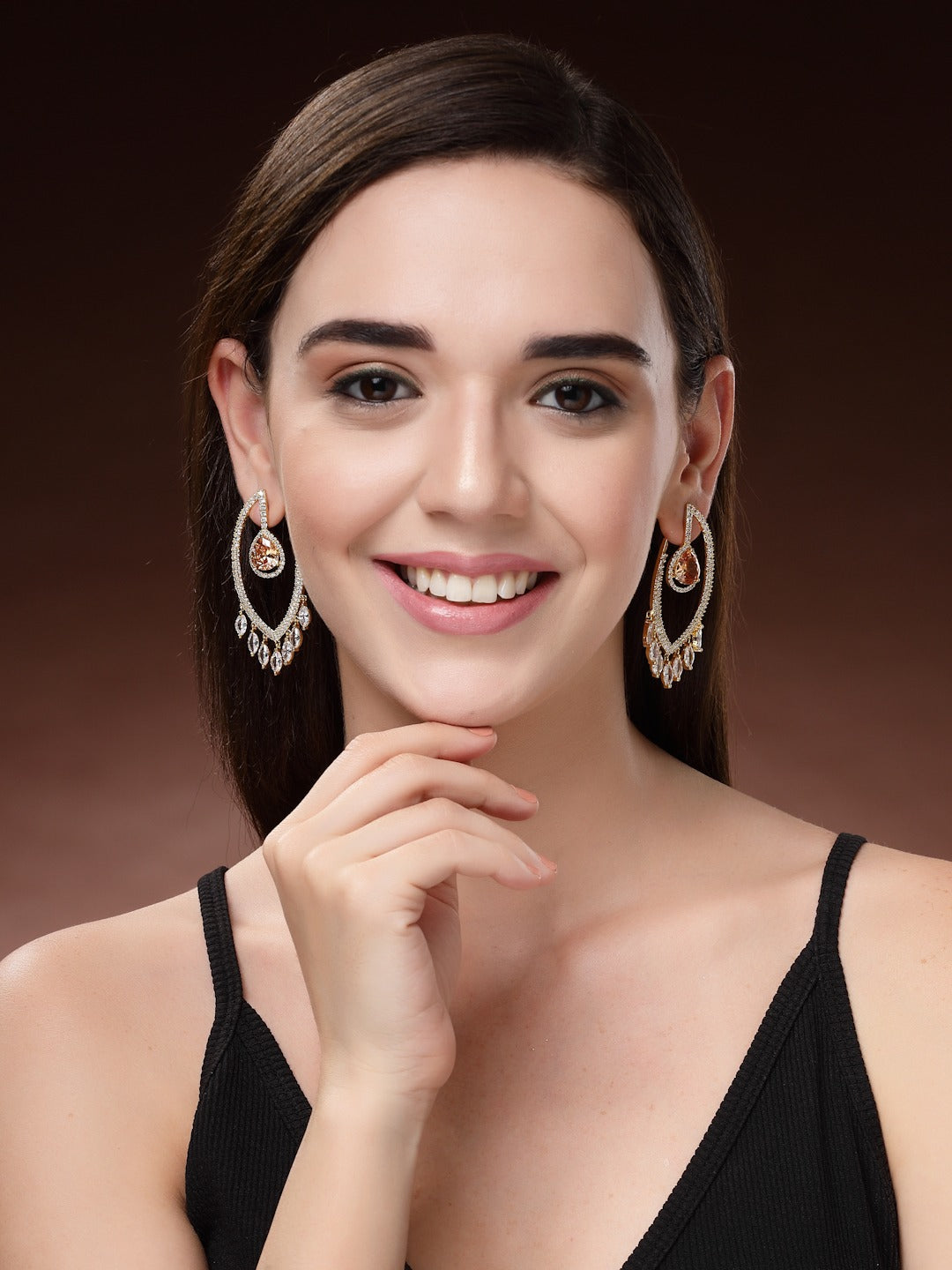 Zircon Statement Earrings
