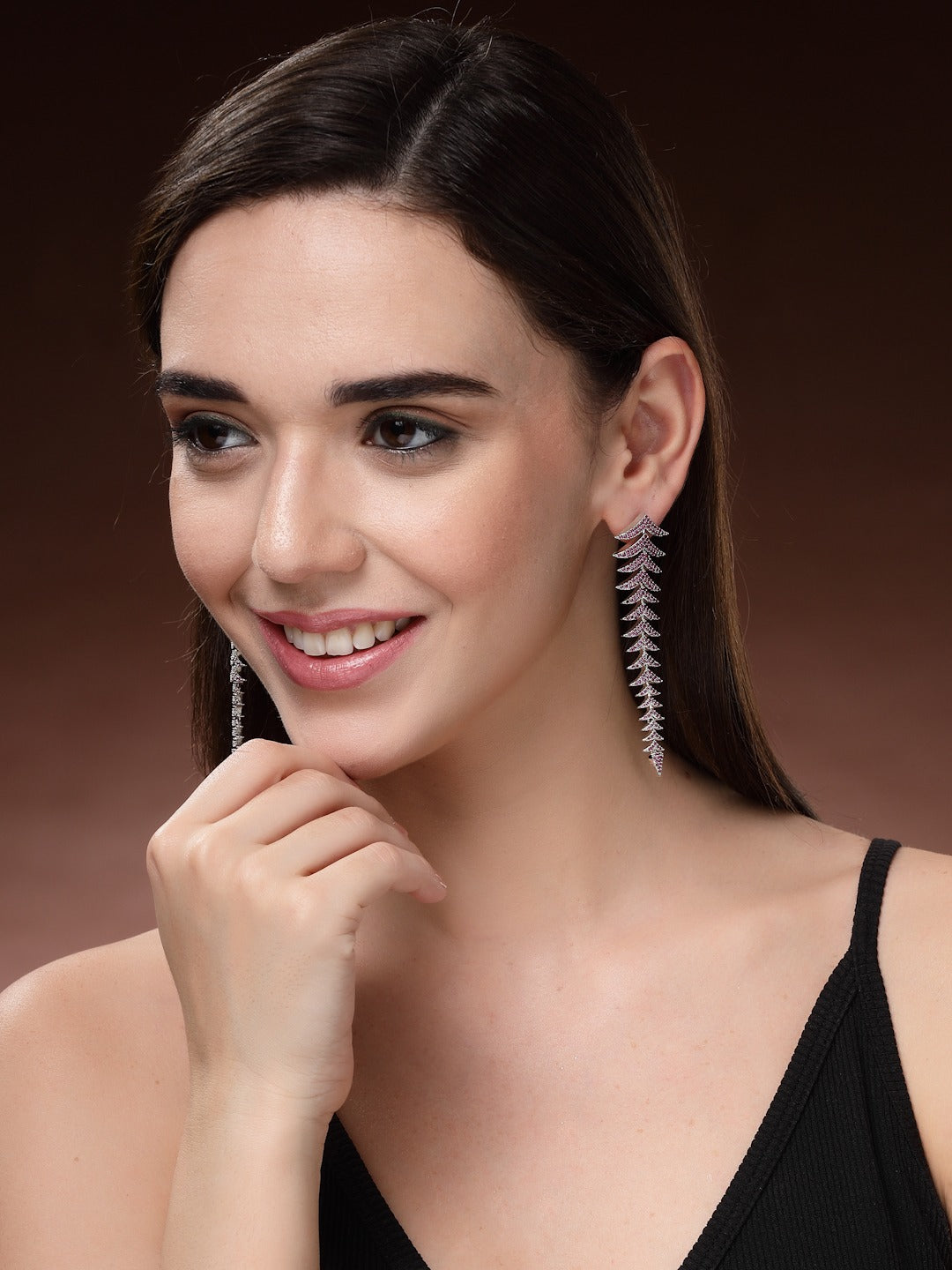 Elegant Zircon Earrings
