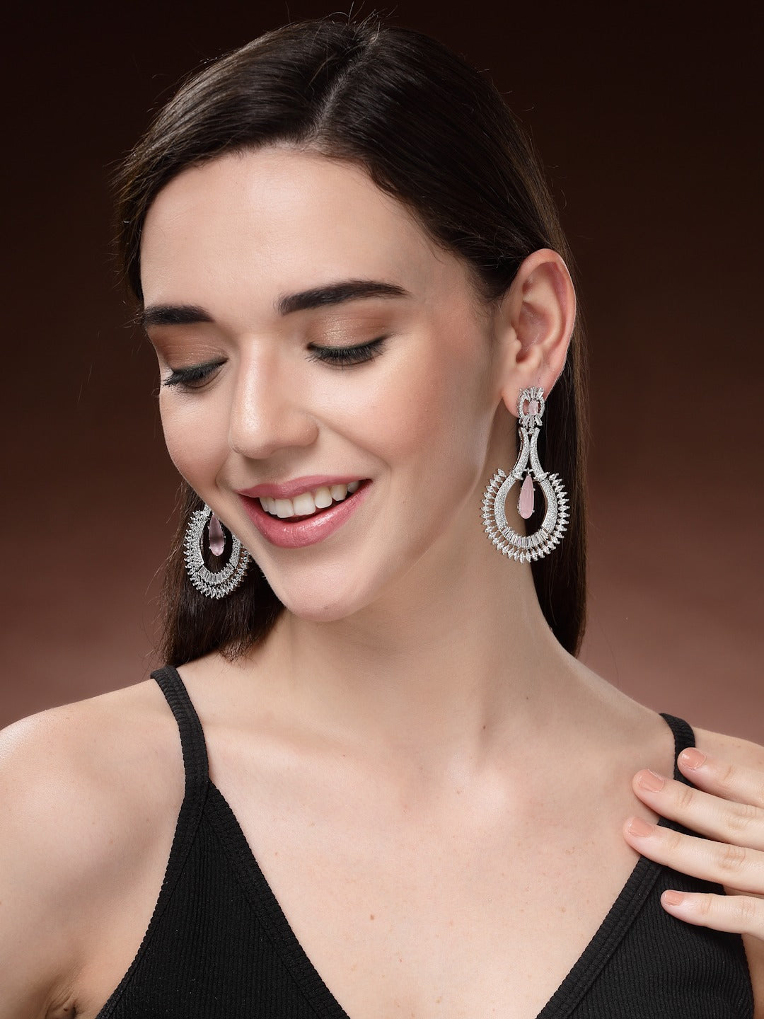 Dazzling Zircon Earrings: Stunning Style