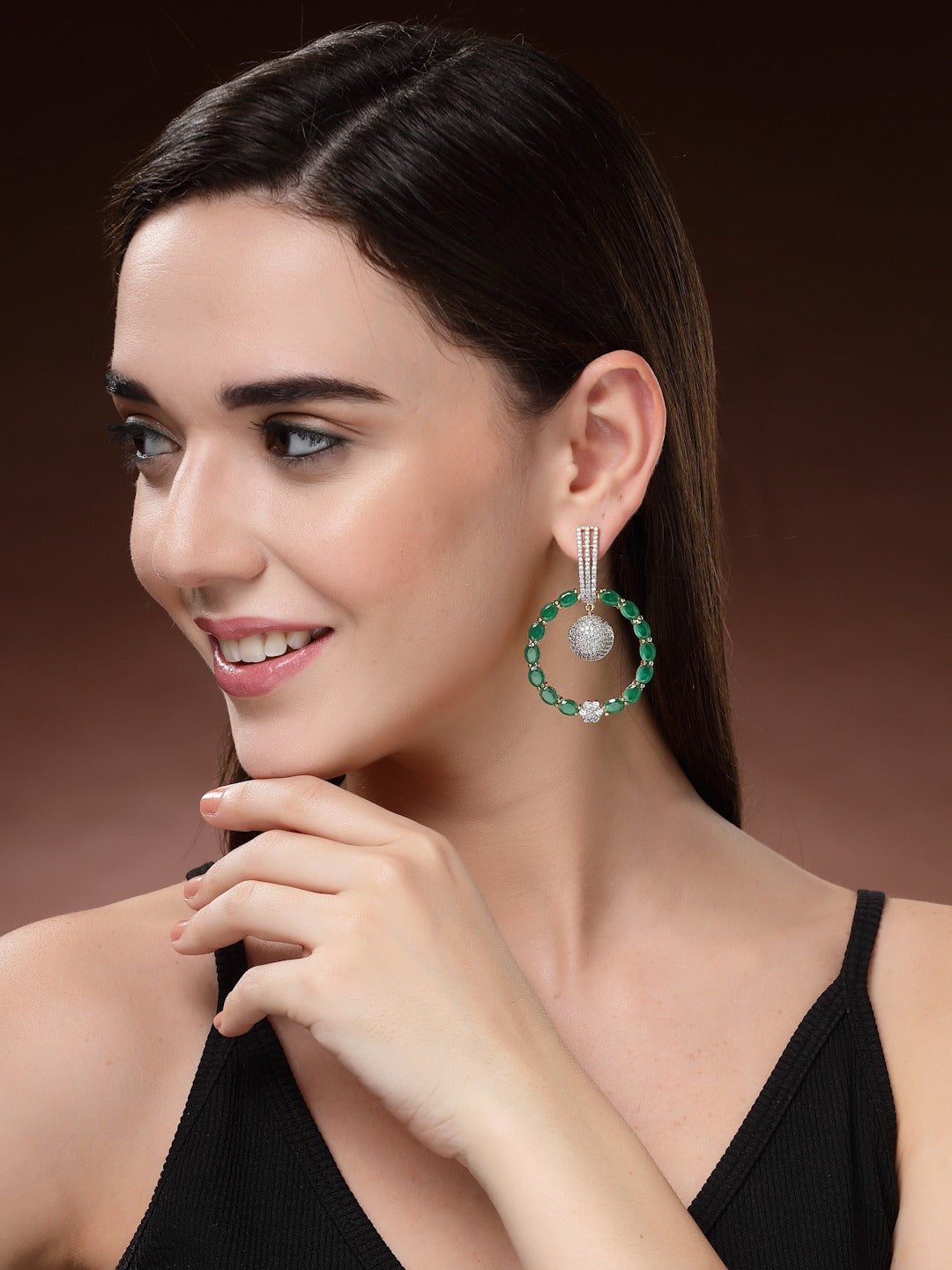 Shine Bright: Stunning Zircon Earrings