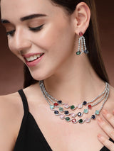 Western Flair: Zircon Necklace Set