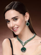 Traditional Design | American Diamond Jewelry set