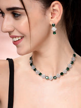 The Ultimate Showstopper Necklace For Party - Green