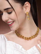 Partywear Classic Jewelry Set - Yellow