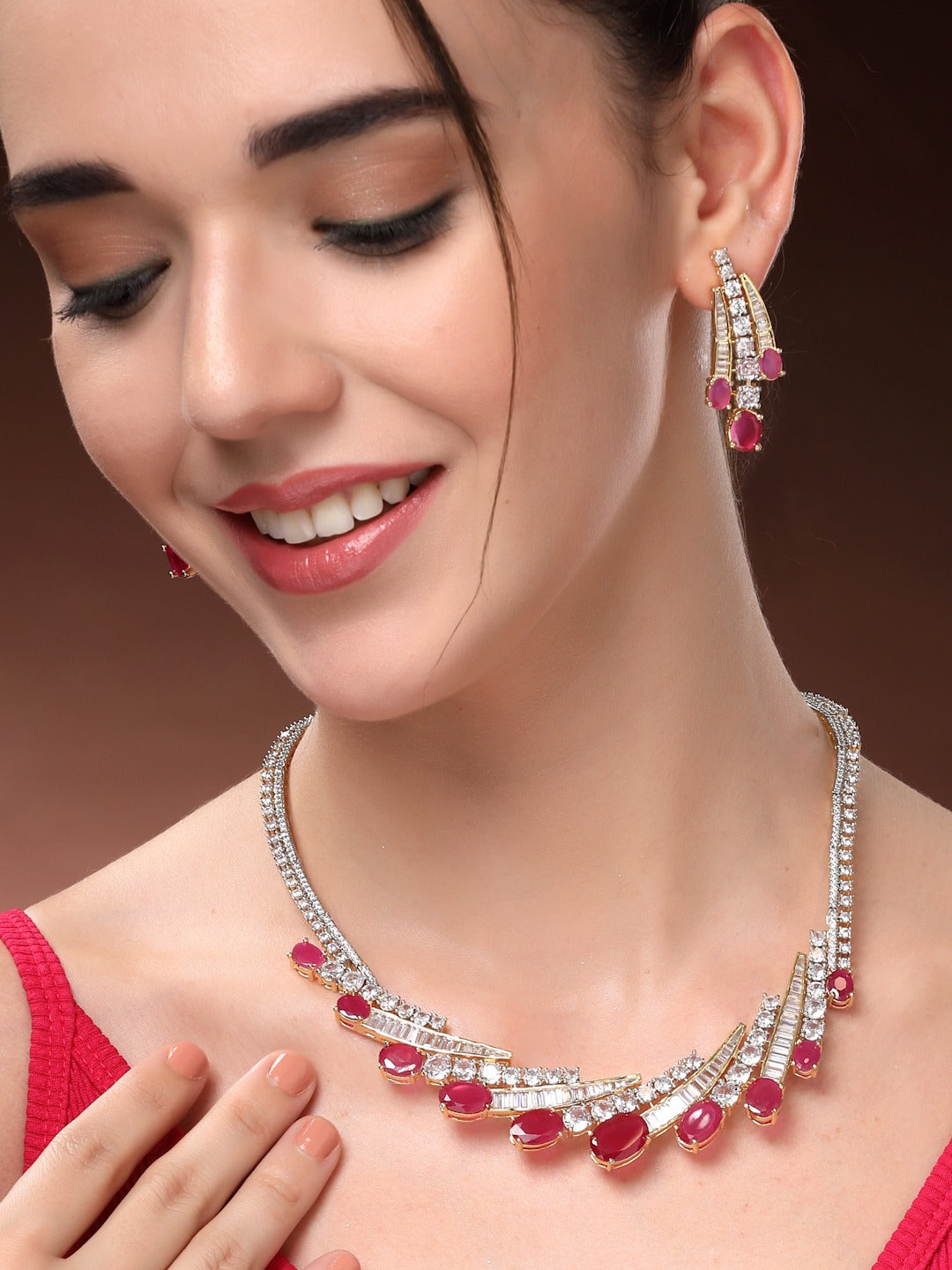 The Allure Necklace - Ruby