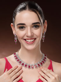 Statement Zircon Necklace Set