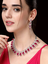 Statement Zircon Necklace Set