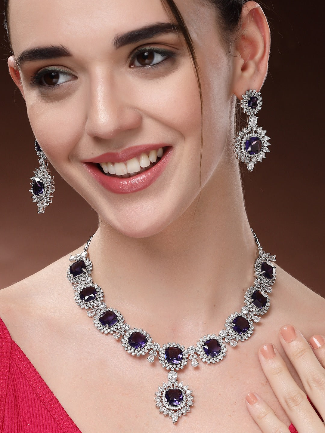 Bridesmaid Necklace Set for Traditional Weddings