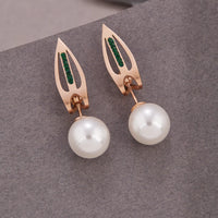 Elegant Pearl Stud Earrings for Women
