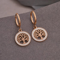 Tree of Life Sparkling Earrings For Women