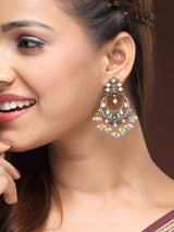 Celestial Pearl & Gem Chandbali
