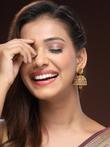 Gemstone Majesty Jhumka