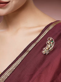 Dazzling Duo Gemstone Brooch
