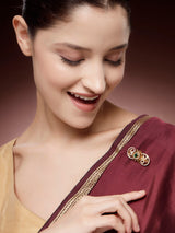 Trinity Gemstone Brooch
