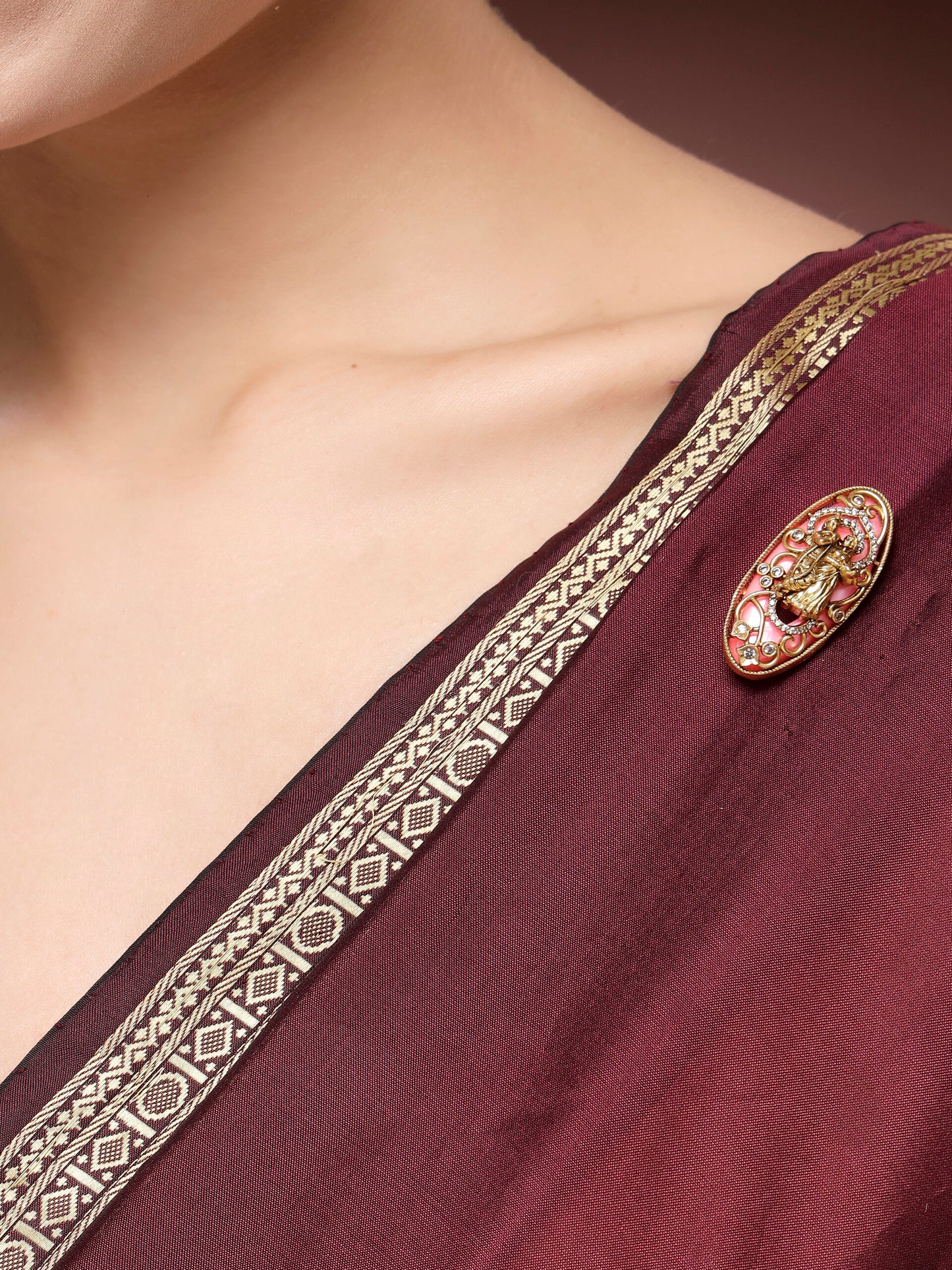 Zircon Radiance Brooch