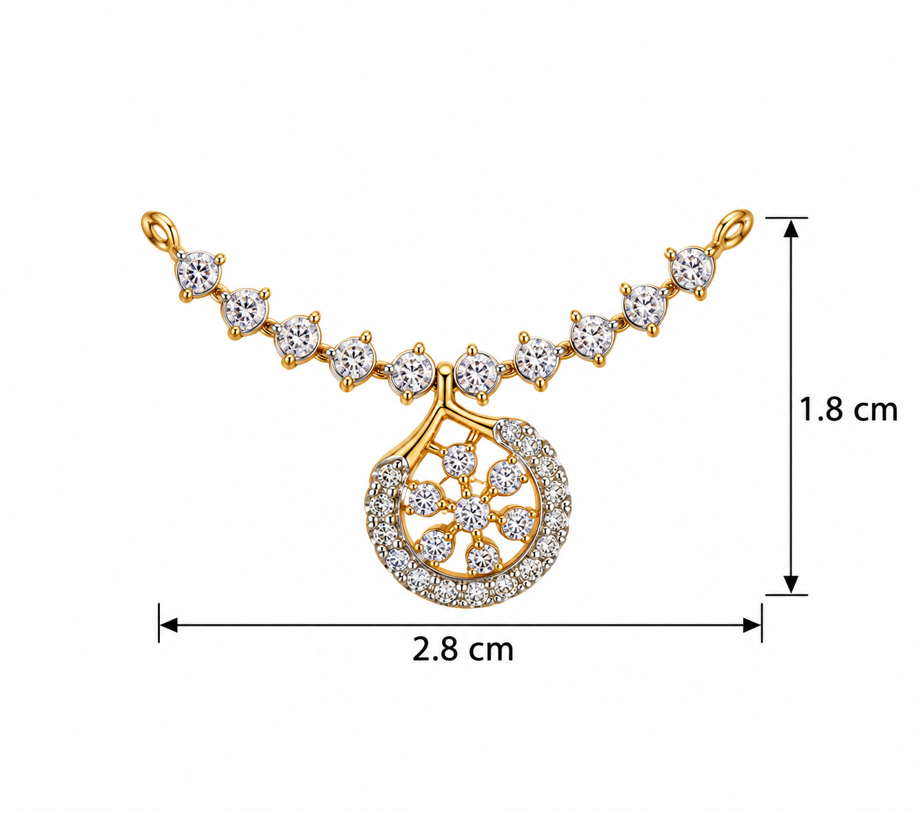 Timeless Crystal Mangalsutra