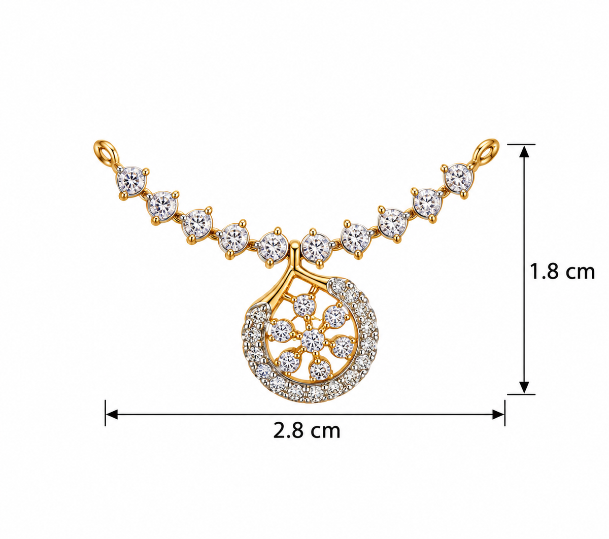 Timeless Crystal Mangalsutra