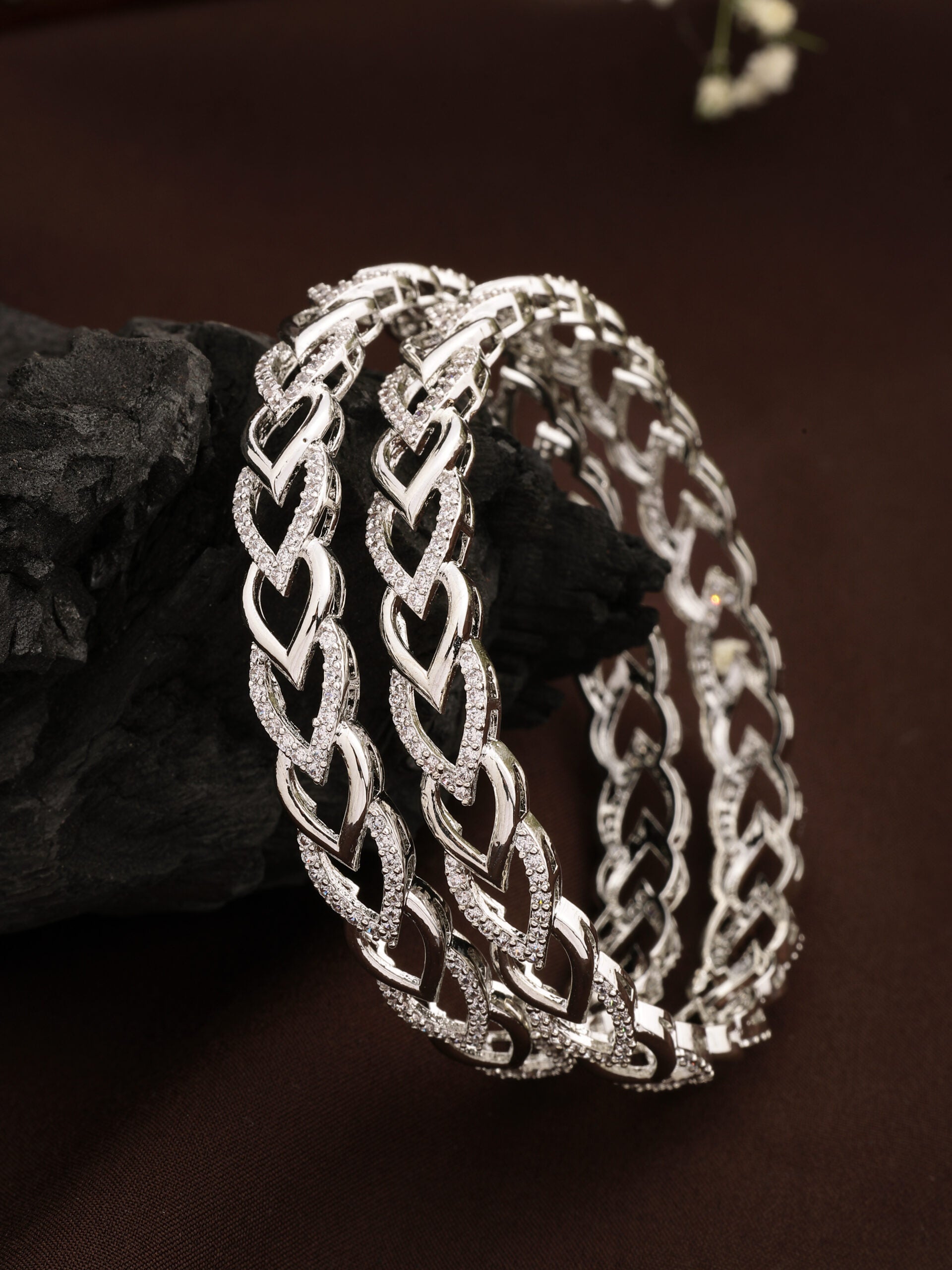 Elegant Zircon Stone Bangle