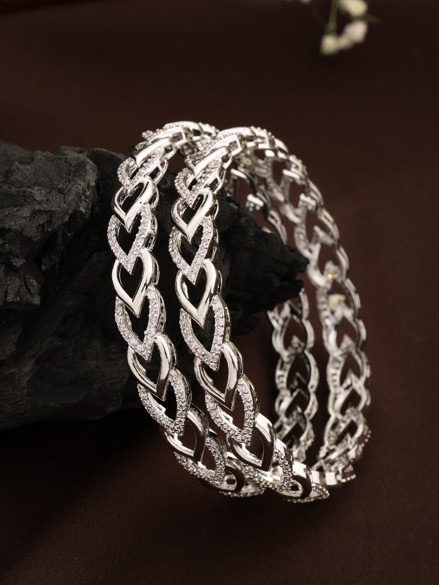 Elegant Zircon Stone Bangle