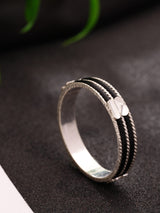 92.5 Sterling Silver Ring For Men - 10