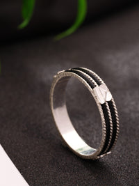 92.5 Sterling Silver Ring For Men - 12