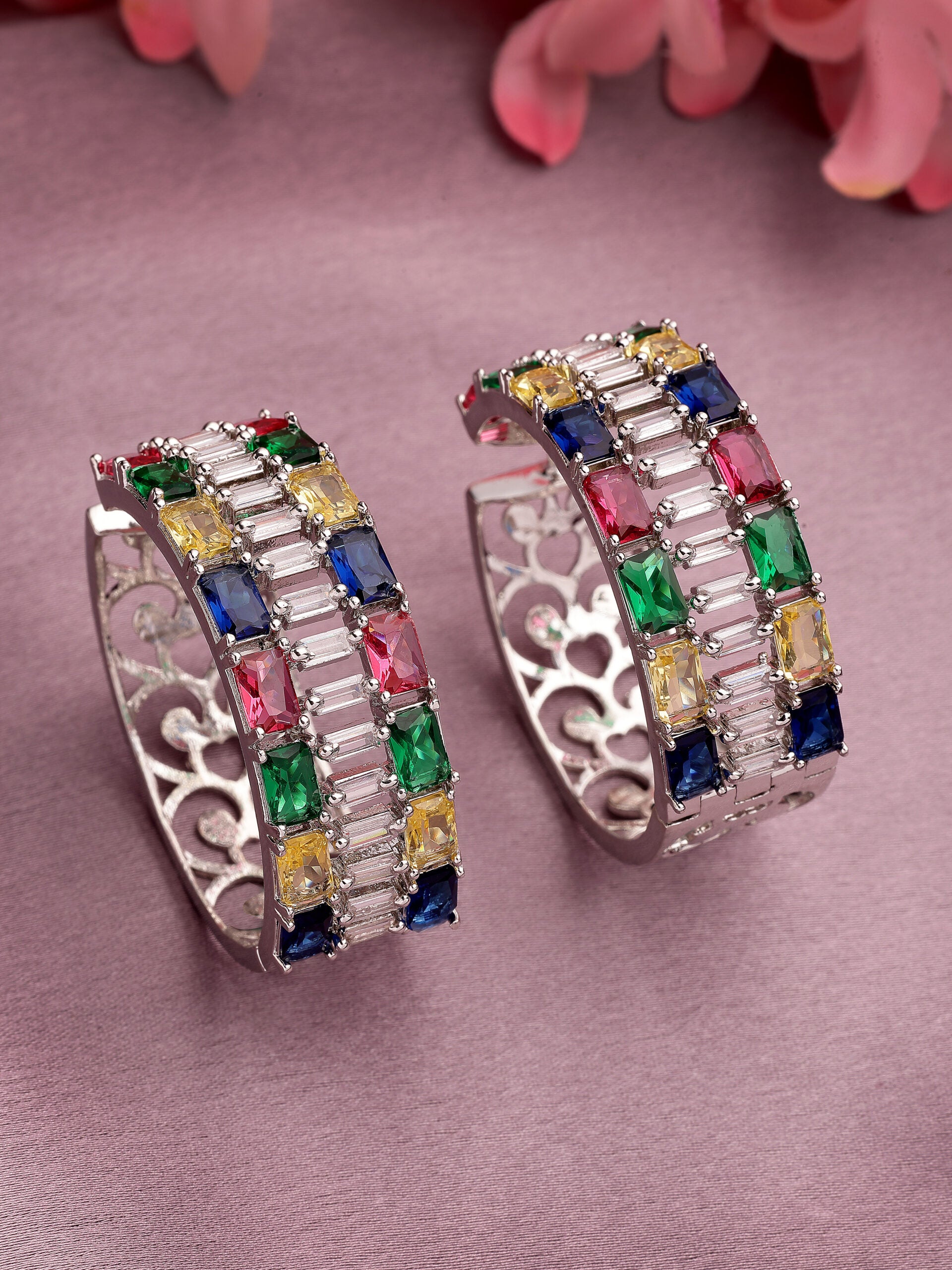 Zircon Earrings | Multi Color