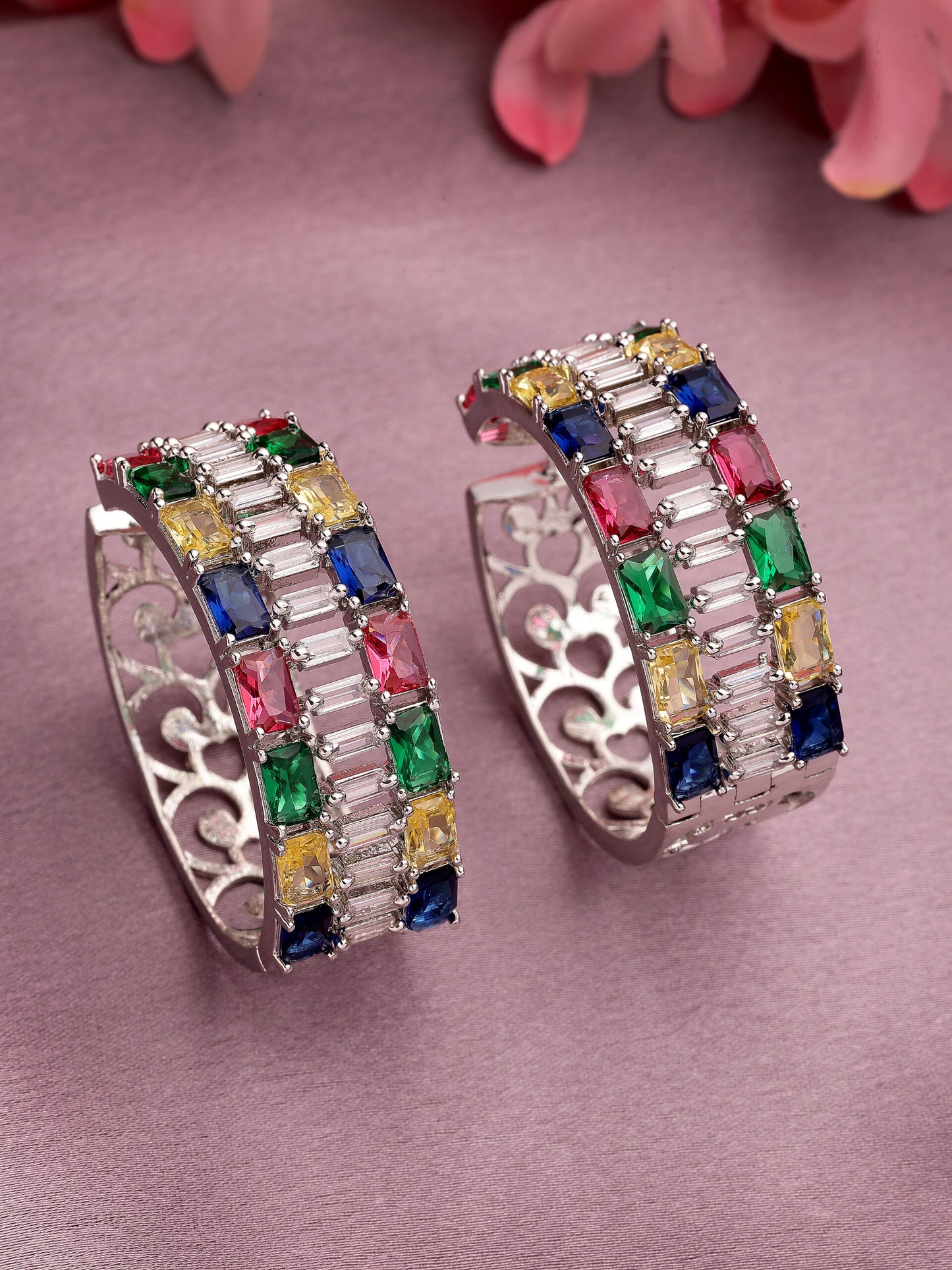 Zircon Earrings | Multi Color