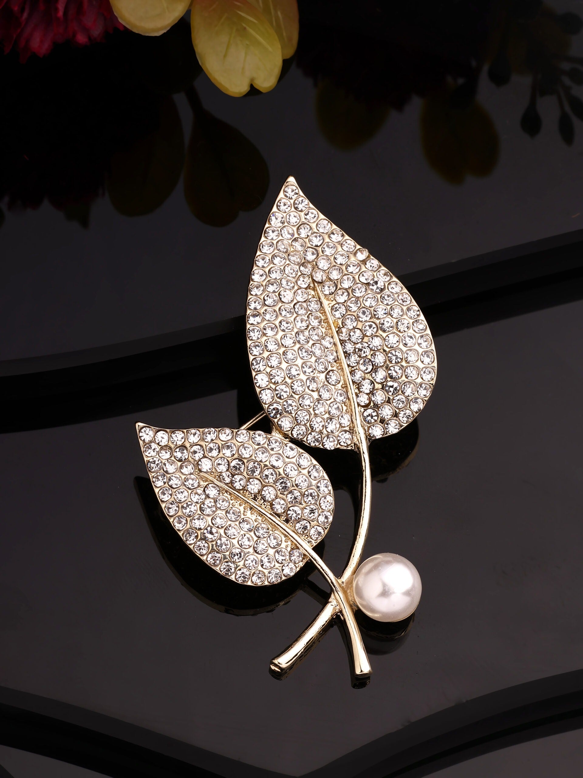 Timeless MOP, Zircon & Shell Statement Brooch