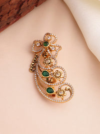 Dazzling Duo Gemstone Brooch