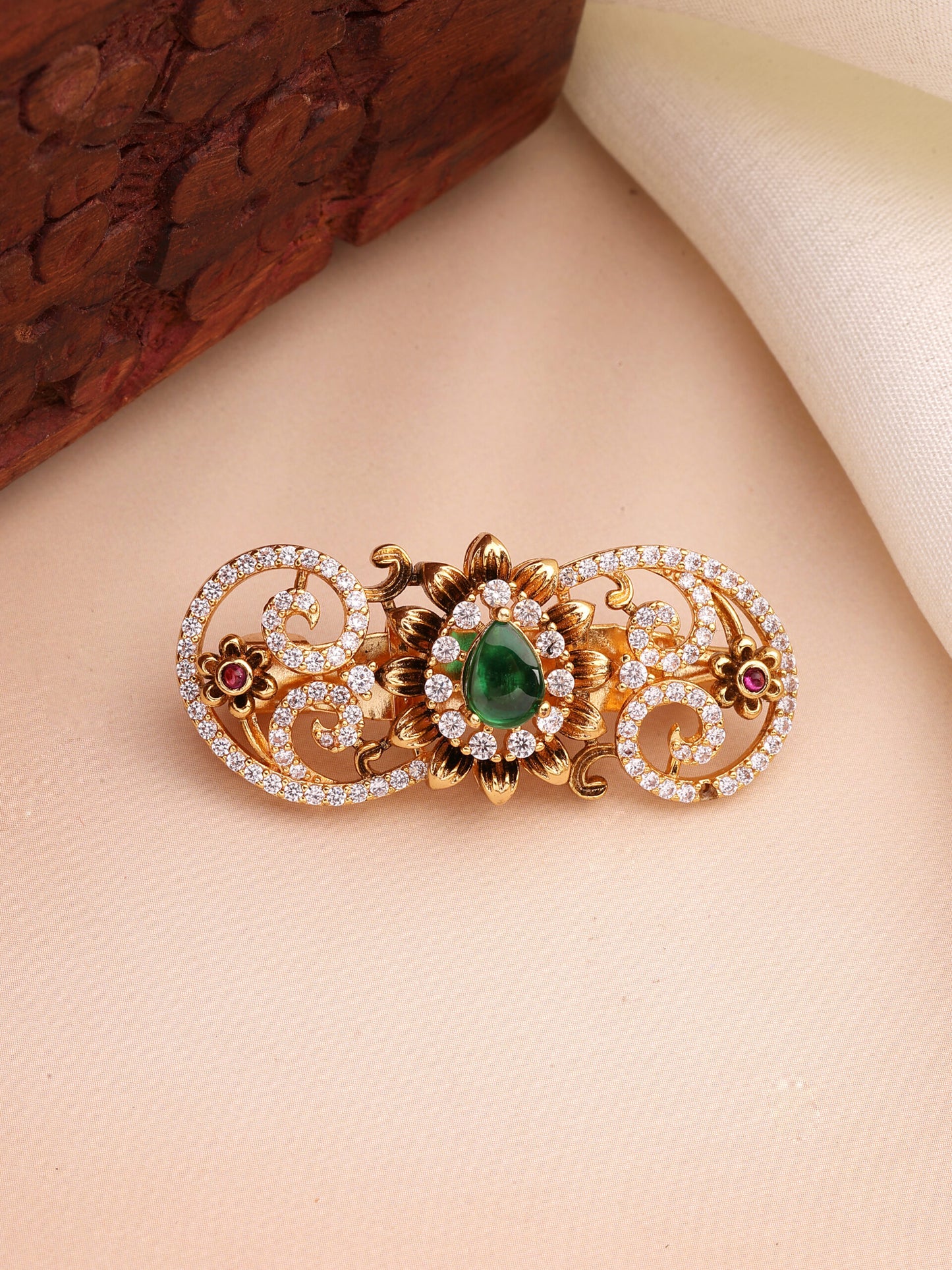 Trinity Gemstone Brooch