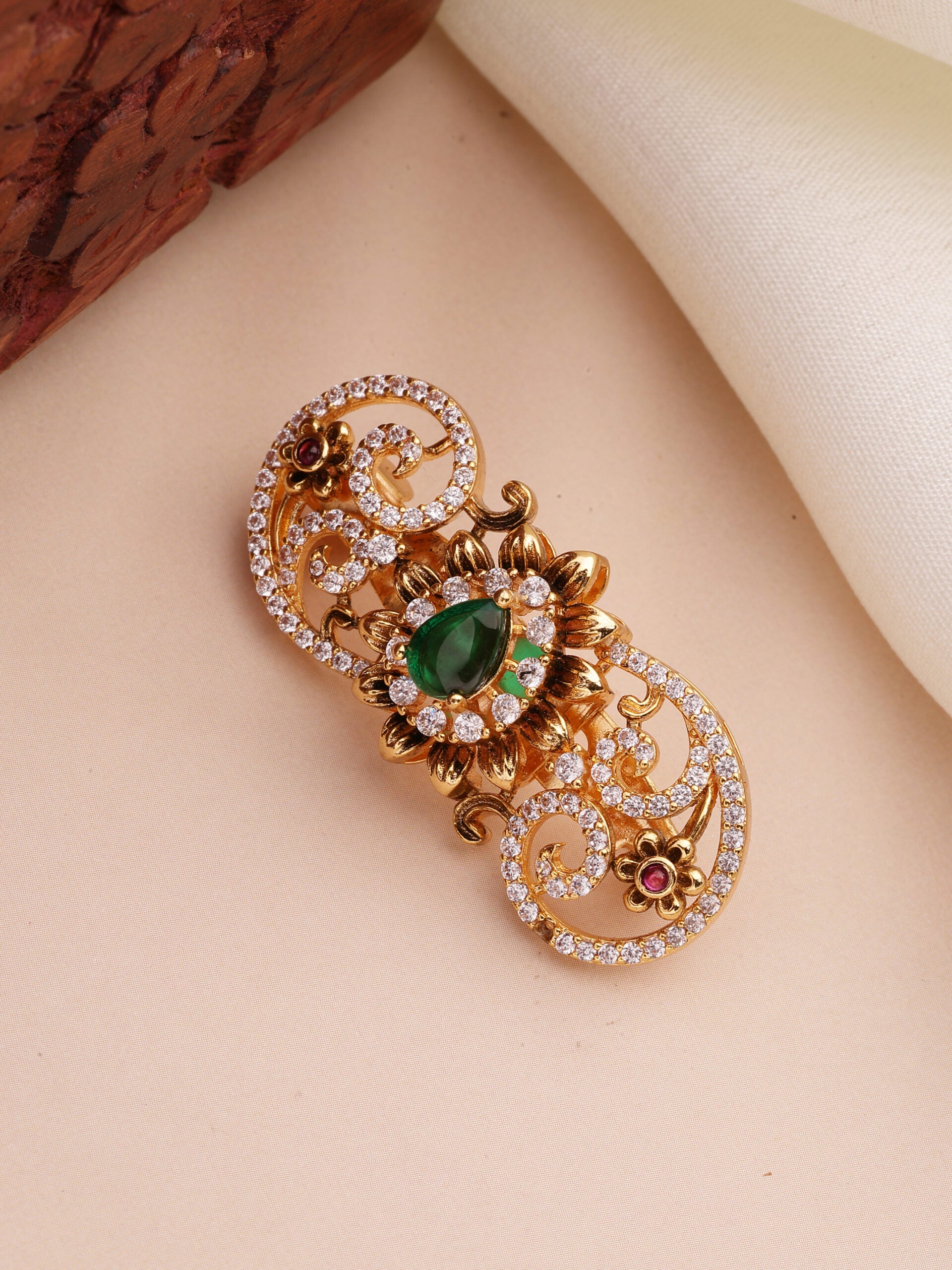 Trinity Gemstone Brooch