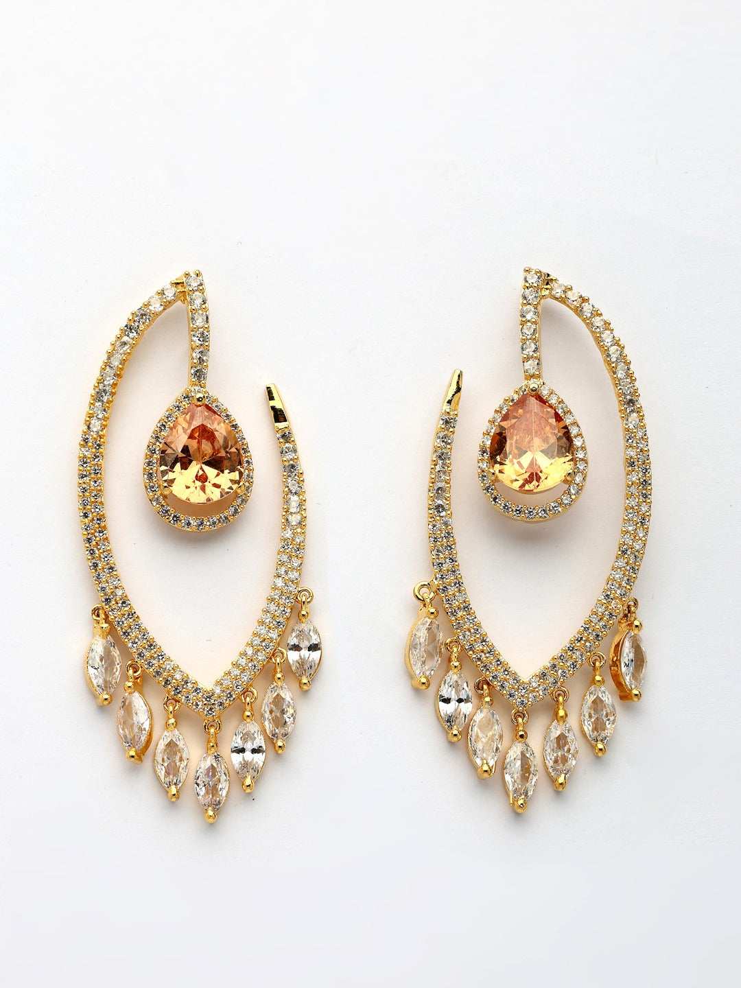 Zircon Statement Earrings