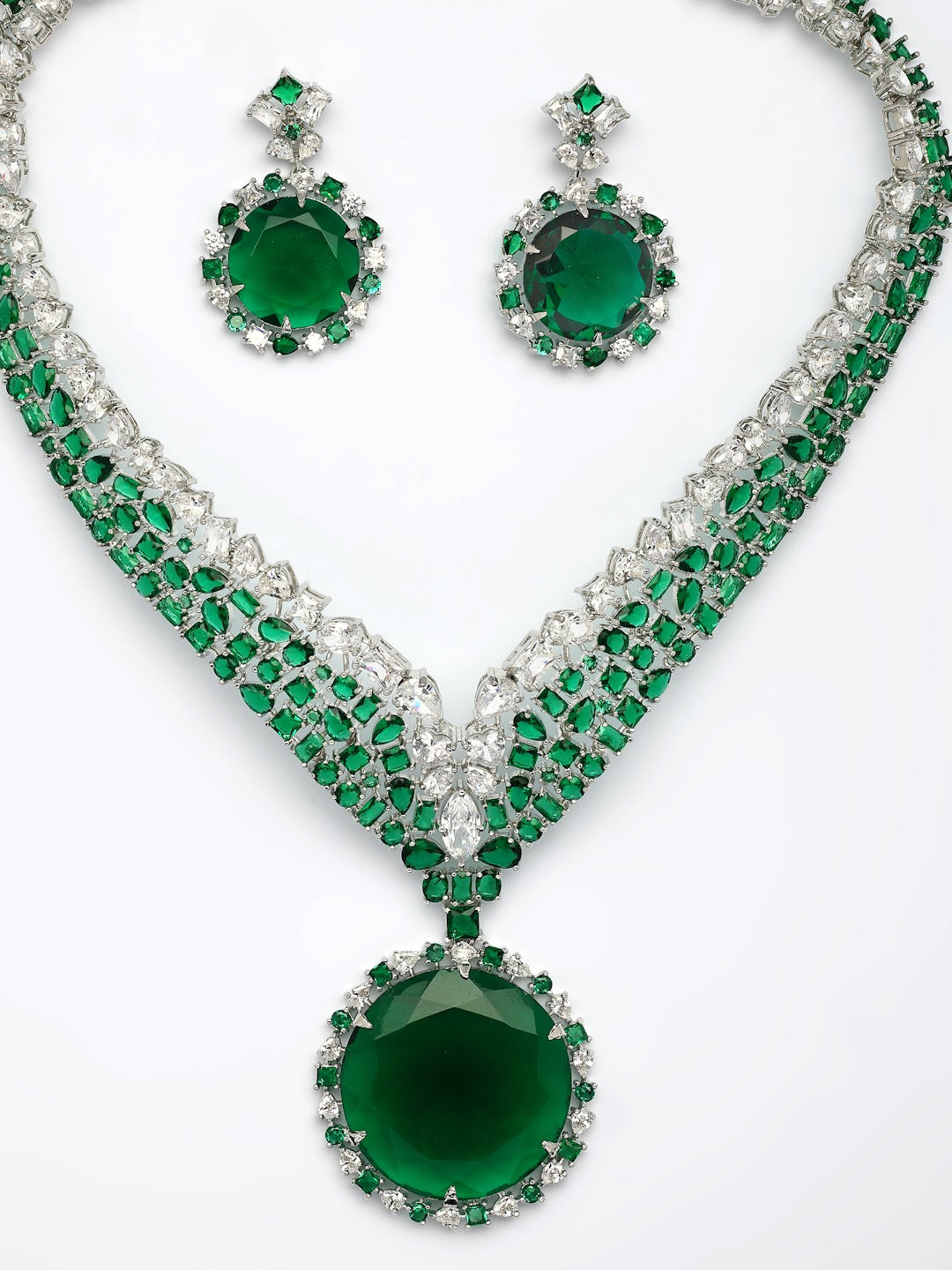 Traditional Design | American Diamond Jewelry set