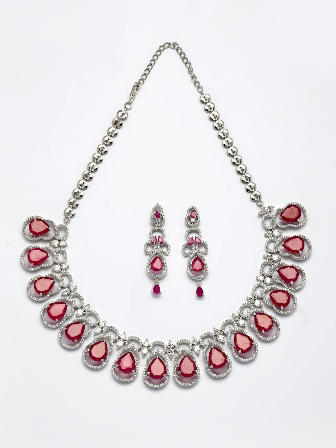 Statement Zircon Necklace Set