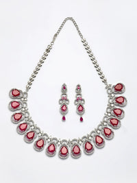 Statement Zircon Necklace Set