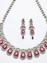 Statement Zircon Necklace Set