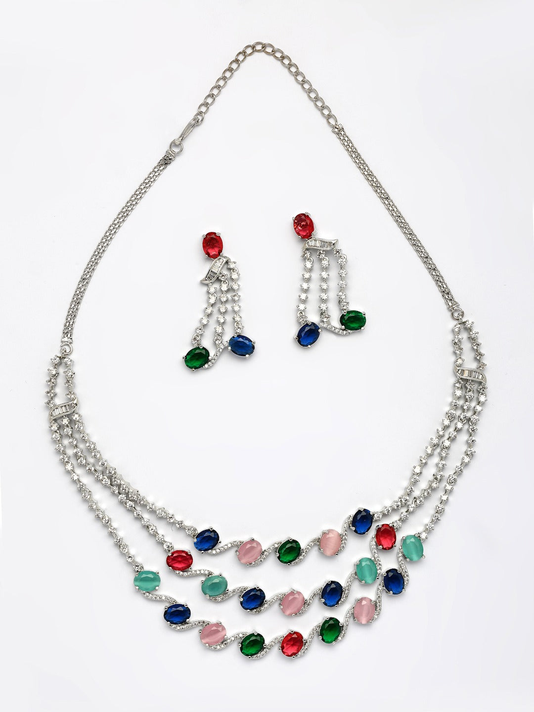 Western Flair: Zircon Necklace Set