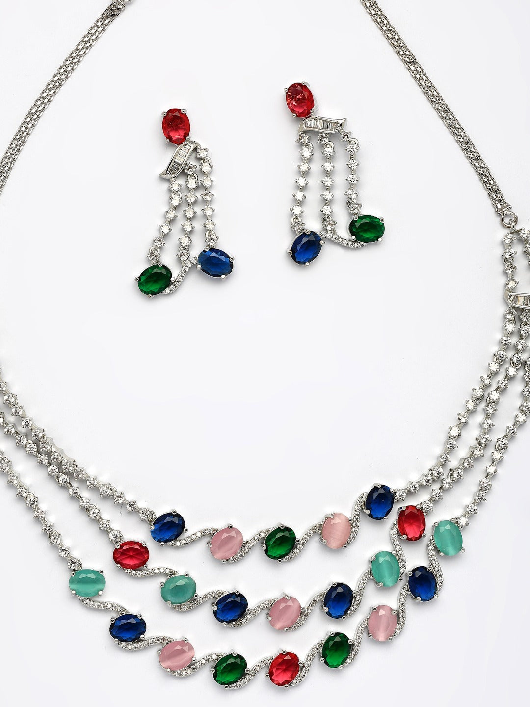Western Flair: Zircon Necklace Set