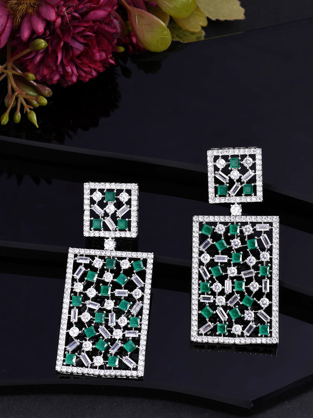 Statement Zircon Earrings