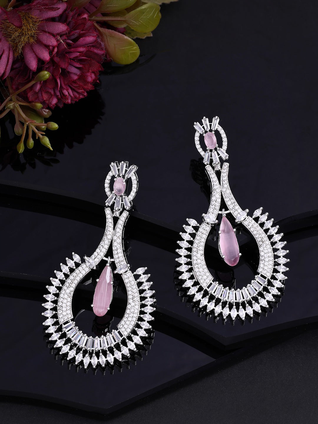 Dazzling Zircon Earrings: Stunning Style