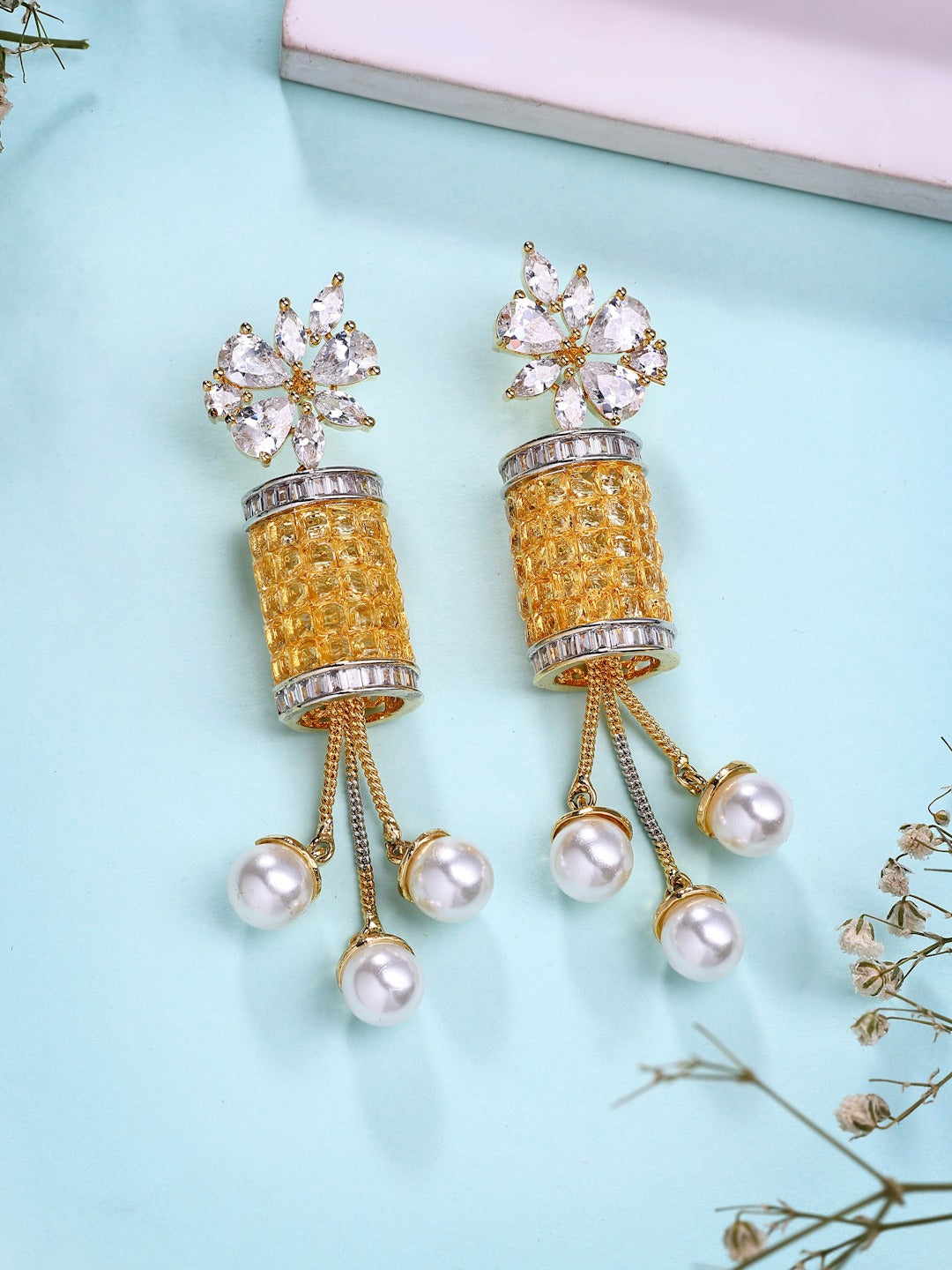 Zircon Elegance: Stunning Earrings