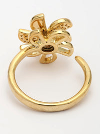 Shell & Zircon Ring