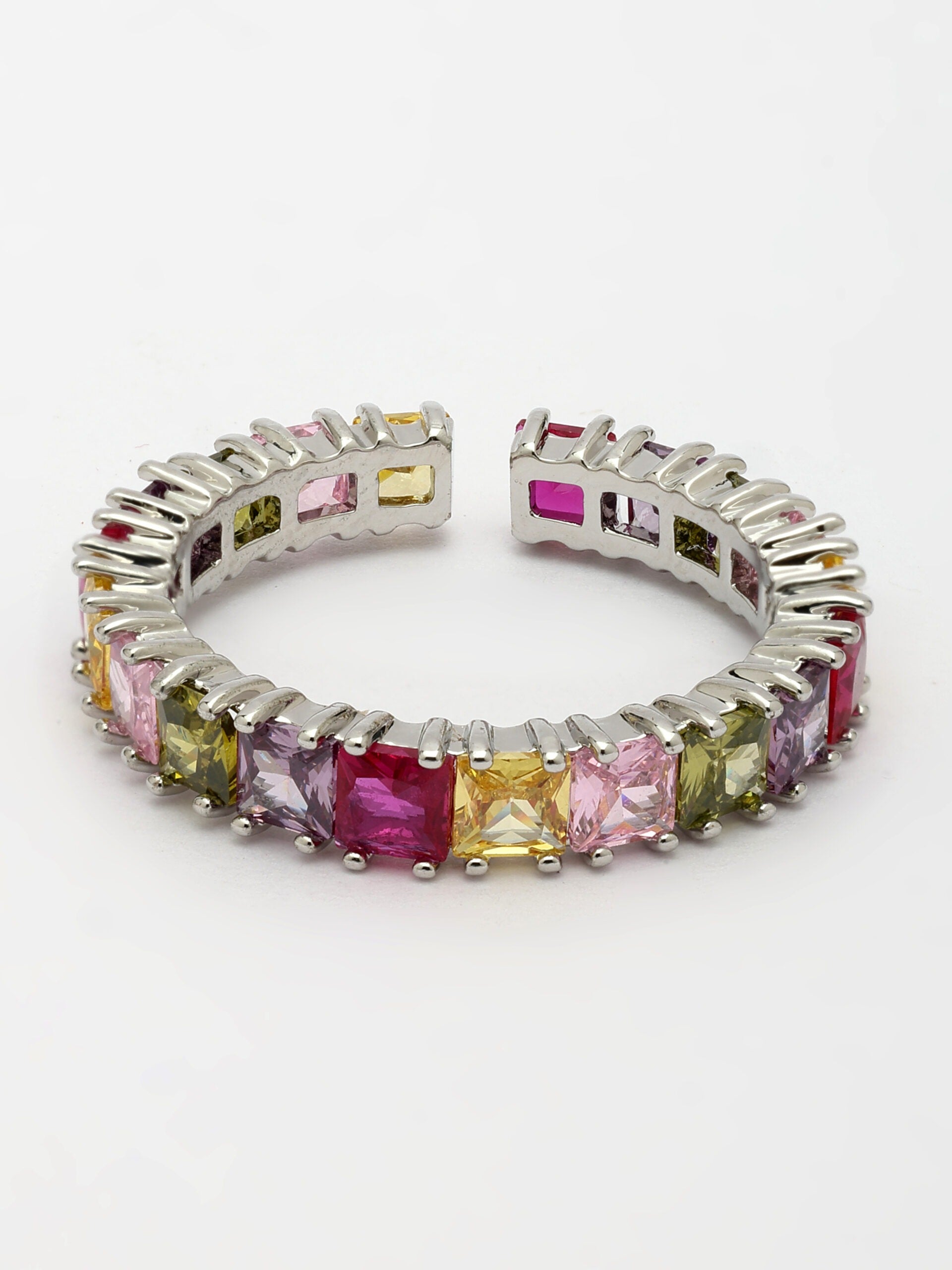 Multi-Zircon Stone Ring
