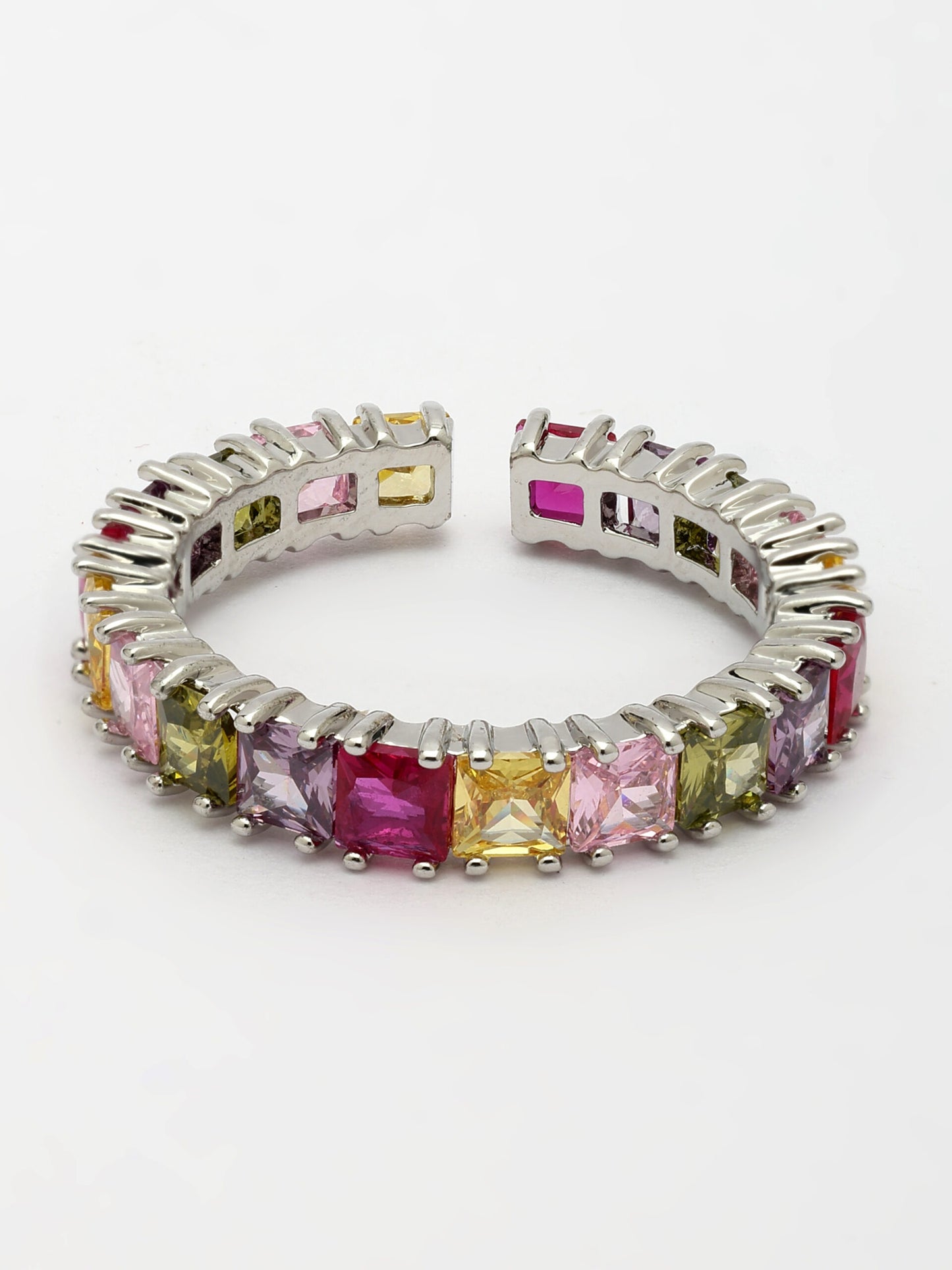 Multi-Zircon Stone Ring