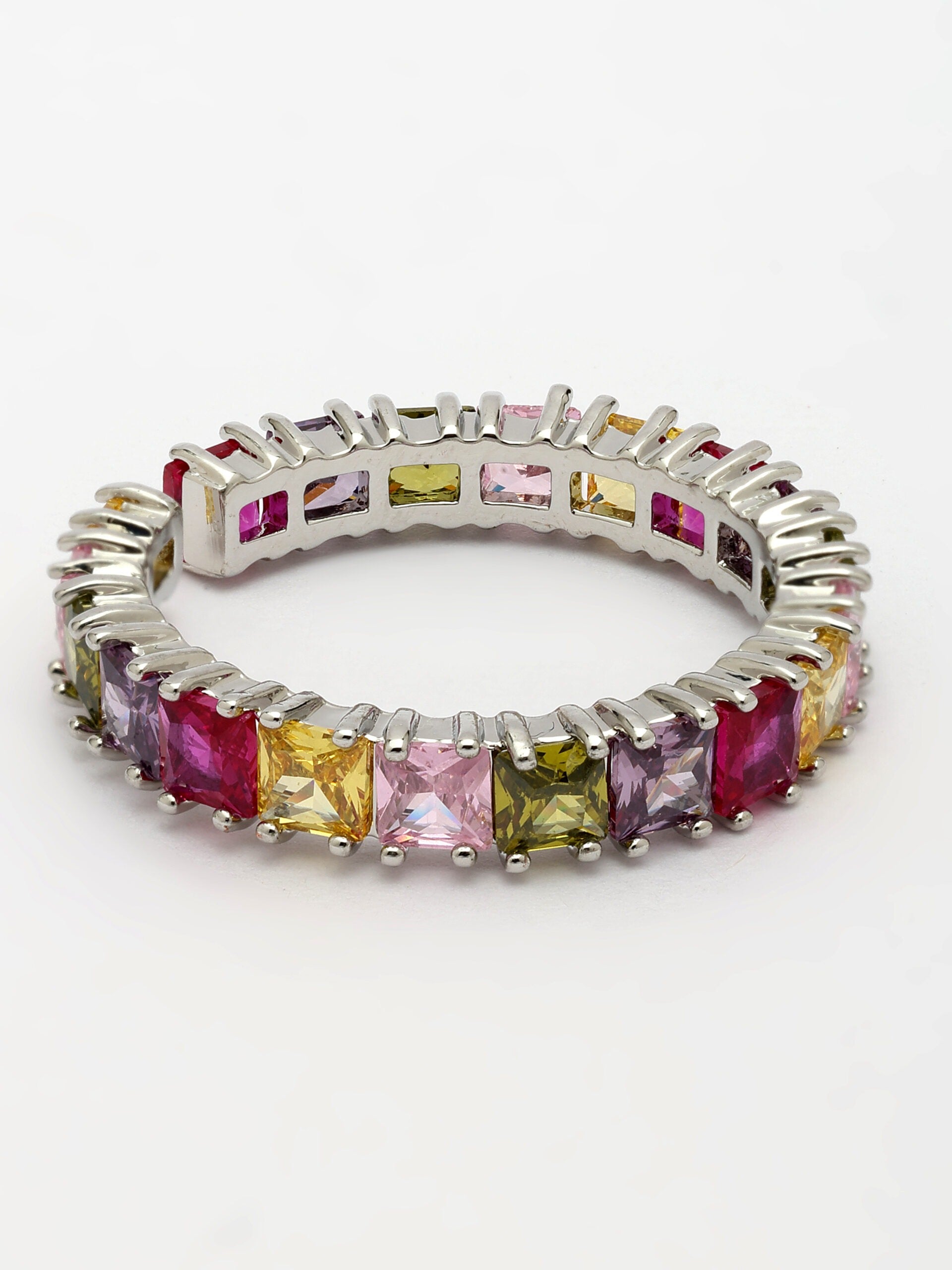 Multi-Zircon Stone Ring