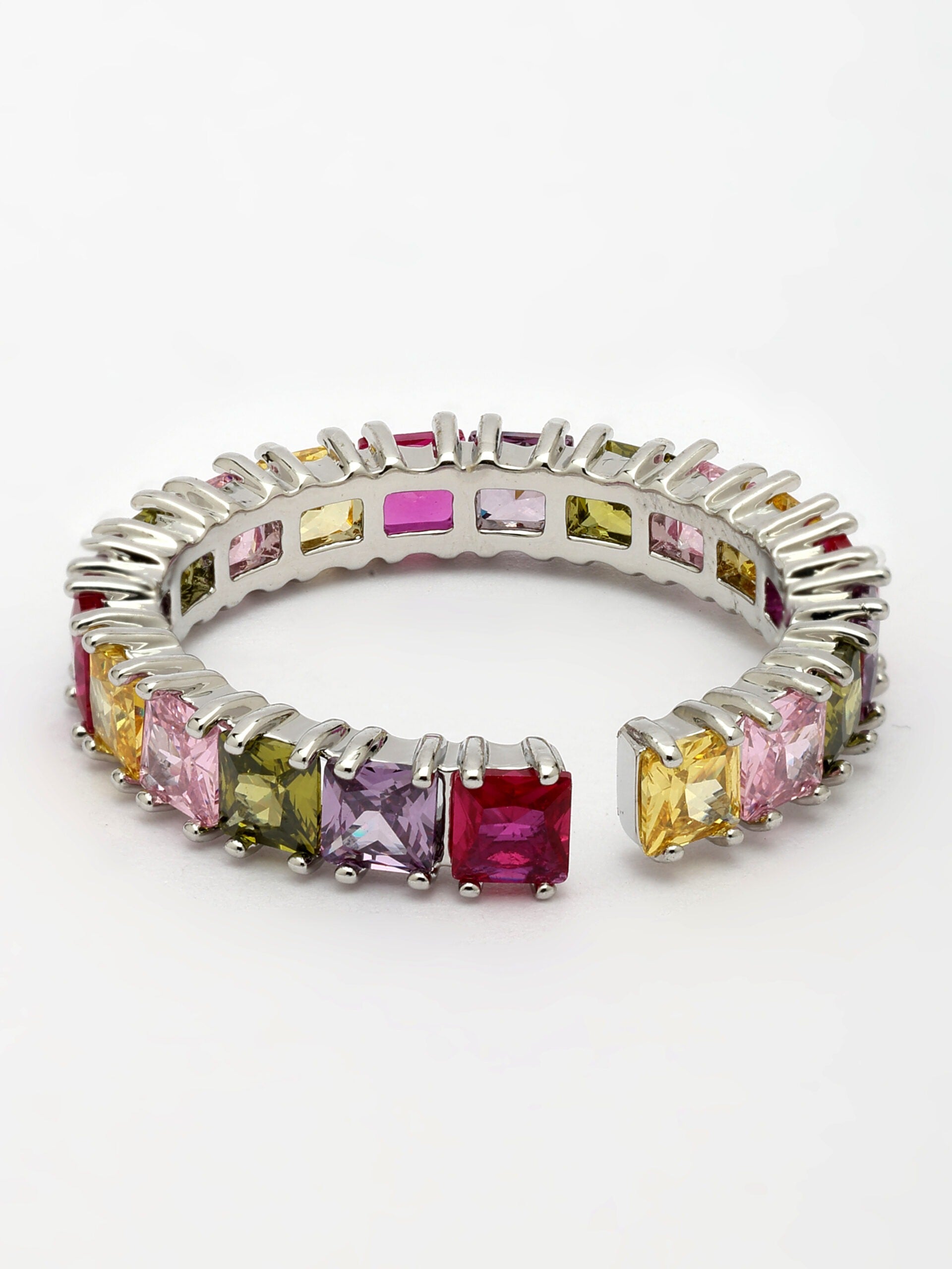 Multi-Zircon Stone Ring