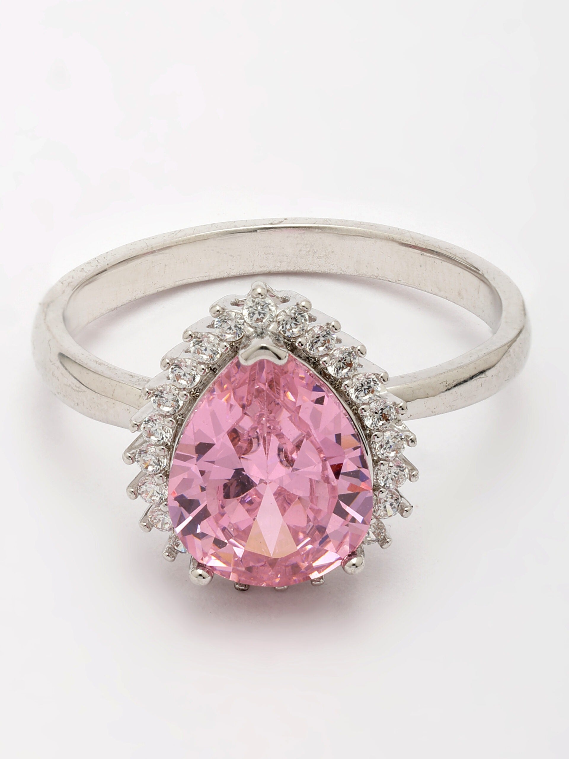 Zircon & Rose Quartz Ring